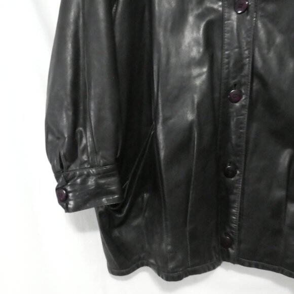 DMD - DITA MARTIN DESIGN | size 12 | Leather Jacket | Made In Canada 🟥🍁🟥 - Picture 7 of 16